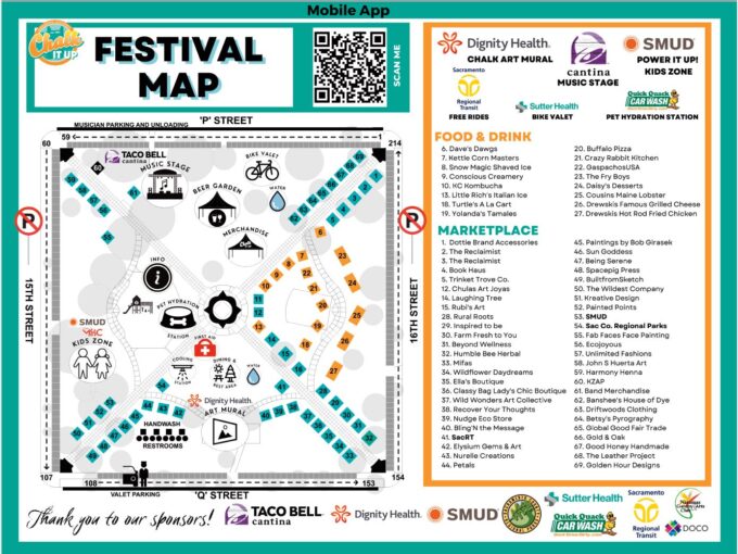 Image of festival map