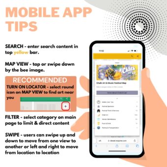 mobile map user tips 2023 Instructions for accessing the Mobile App